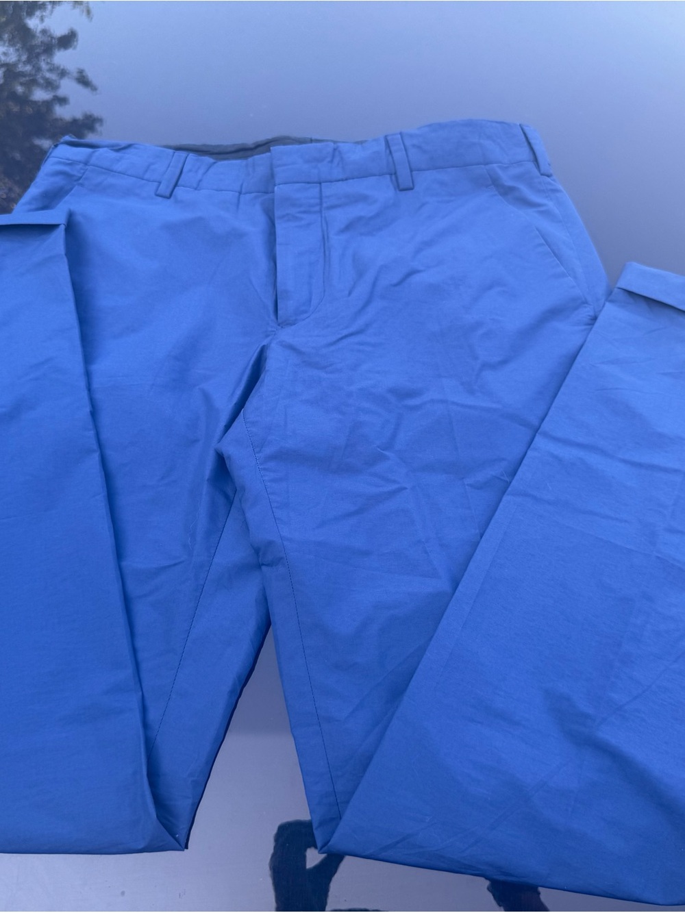 Prada Men's Bright Blue Chinos